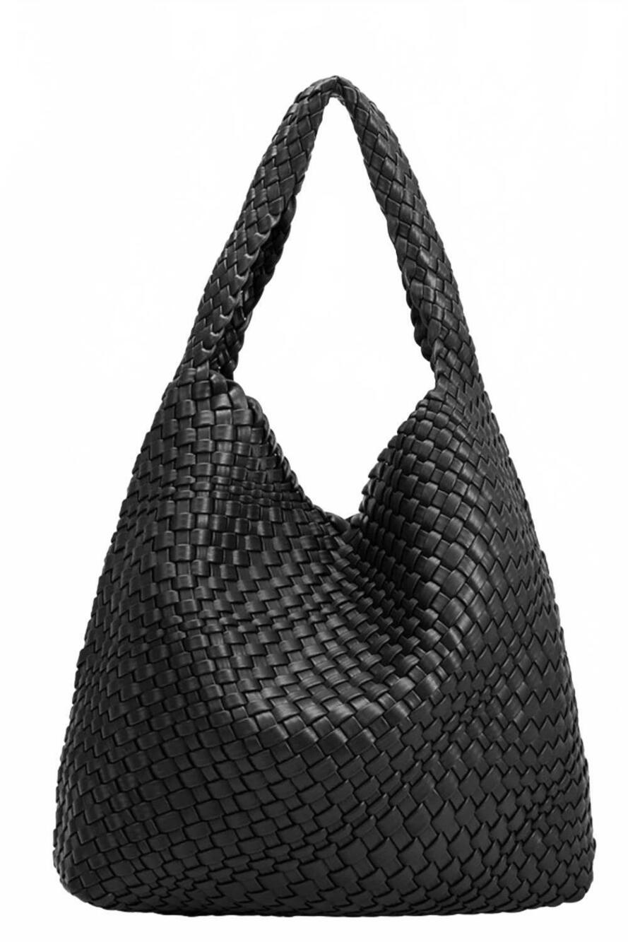 NEW MELIE BIANCO johanna vegan shoulder bag in black